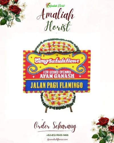 Bunga Papan Congratulation di Pesantren